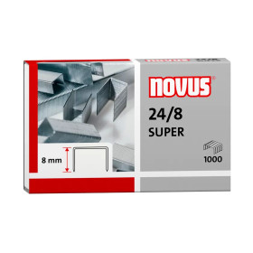 Corchetes Novus 24/8 Caja de 1000 Unidades