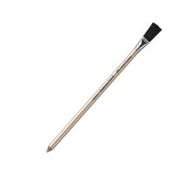 Lápiz goma con Cepillo Faber-Castell Redondo Perfection 7058B Blanco