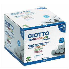 Tiza Giotto Enrobee Barniz Blanca 100 Unidades