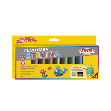 Plasticina Artelina 12 Colores