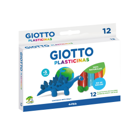 Plasticina Giotto Natural 12 Colores