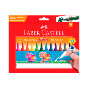 Plumón Faber Castell Ally Jumbo 12 Colores