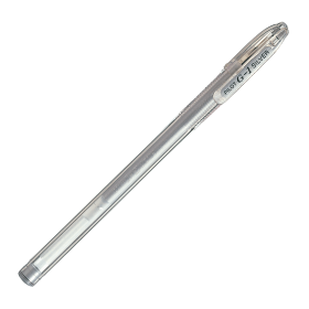 Bolígrafo Pilot Roll Ball g-1 0.7 Recargable Plateado