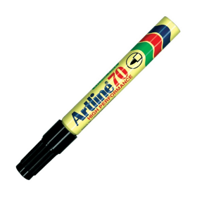 Marcador Permanente Artline 70 Recargable Negro