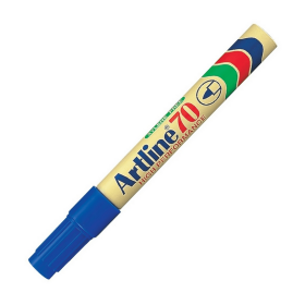 Marcador Permanente Artline 70 Recargable Azul