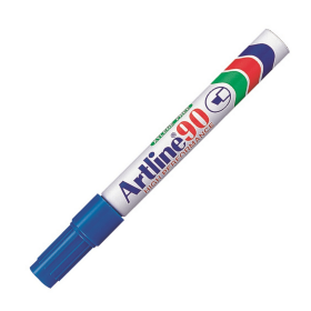 Marcador Permanente Artline 90 Recargable Azul