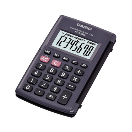 Calculadora Básica Bolsillo Casio 8 Dígitos Hl-820