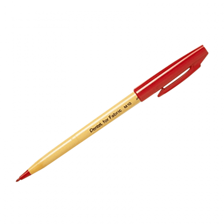 Lápiz Plumón para Telas Pentel M-10 Rojo