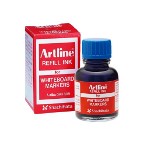 Tinta Artline para Plumón de Pizarra 20 cc Azul