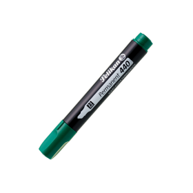 Marcador Permanente Pelikan 440 Punta Biselada Verde