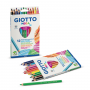 Lápiz Color Giotto Jumbo Mega Triangular 12 Unidades