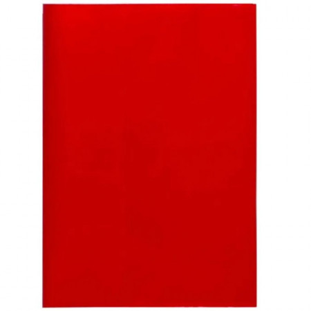 Forro para Cuaderno Chico Color Rojo