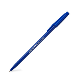 Lápiz Pasta Faber Castell Punta Media Azul