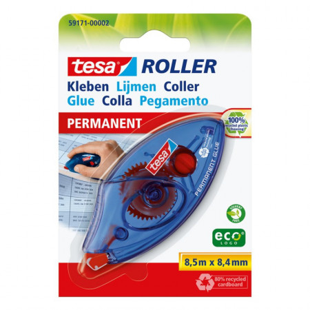 Adhesivo Permanente Tesa Roller 8.4 mm x 8.5 m