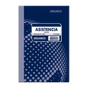 Libro Asistencia Orgarex 21321 24 Hojas