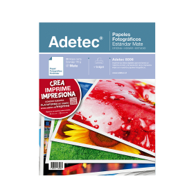 Papel Foto Adetec Mate Inkjet Carta 170 g 20 Hojas