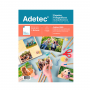 Papel Foto Autoadhesivo Adetec Brillante Inkjet Carta 180 g 20 Hojas