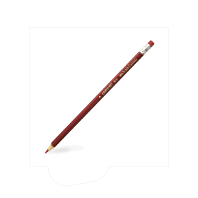 Lápiz Grafito Faber-Castell Chequeo Eco Rojo