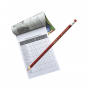 Lápiz Grafito Faber-Castell Chequeo Eco Rojo