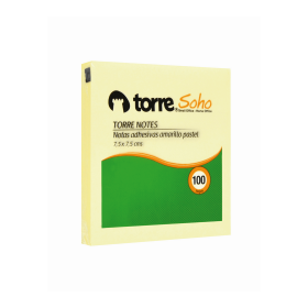 Nota Adhesiva Torre Stick 654 Mediano Amar. 75X75