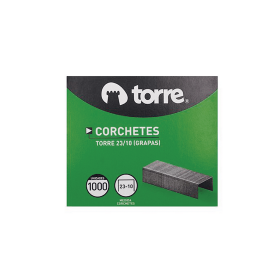 Corchetes Torre 70 Hojas 23/10 Caja de 1000 Unidades