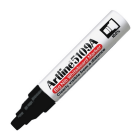 Plumón de Pizarra Artline 5109A Jumbo Recargable Negro