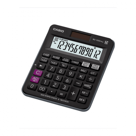 Calculadora Básica Escritorio Casio 12 Dígitos MJ-120