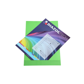 Papel Fotocopia Diazol Color Carta Verde Intenso 80 g 50 Hojas