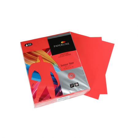 Papel Fotocopia Diazol Color Oficio Rojo Intenso 80 g 500 Hojas