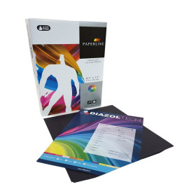 Papel Fotocopia Diazol Color Oficio Negro 500 Hojas