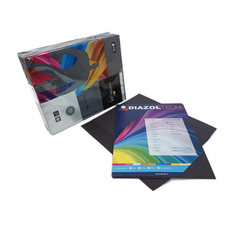 Papel Fotocopia Diazol Color Carta Negro 500 Hojas