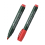 Marcador Permanente Faber Castell 52 Punta Redonda Rojo