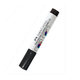 Plumón Pizarra Faber-Castell 123 Jumbo Desechable Negro