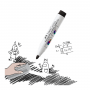 Plumón Pizarra Faber-Castell 123 Jumbo Desechable Negro