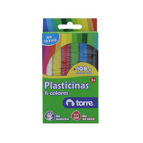 Plasticina Torre 6 Colores
