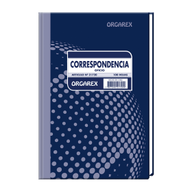 Libreta de Correspondencia Orgarex Oficio 100 Hojas