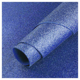 Goma Eva Hand glitter Azul 20X30 cm Paquete de 10 Unidades