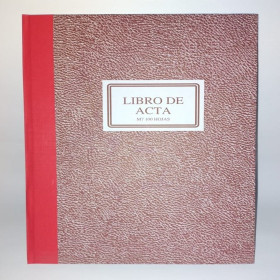 Libro Actas Cuadriculado 100 Hojas