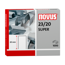Corchetes Novus 23/20 Caja de 1000 Unidades