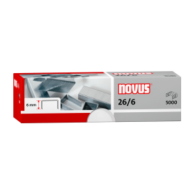 Corchetes Novus 26/6 Caja de 5000 Unidades