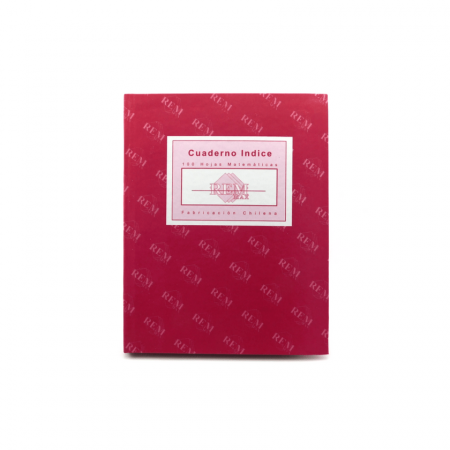 Cuaderno Indice Rem Max M7 100 Hojas