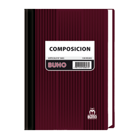 Cuaderno Buho Composición Nro5603 100 Hojas