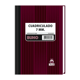 Cuaderno Buho Cuadriculado M7 Nro5604 100 Hojas