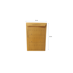 Sobre Saco Teknofas Interofic con Velcro 25X36 cm Amarillo 50 Unidades