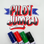 Marcador Pilot Permanente Jumbo 6600 Azul