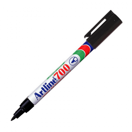 Marcador Permanente Artline 700 Recargable Negro