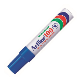 Marcador Permanente Artline 100 Recargable Azul