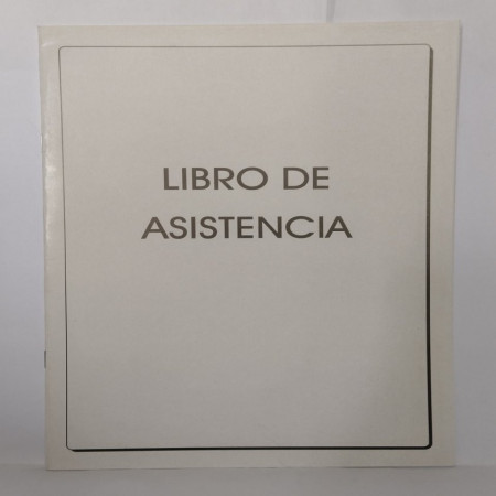 Libro Asistencia 50 Hojas