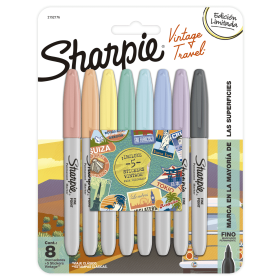Marcador Multiuso Sharpie Vintage Set 8 Colores