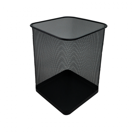 Papelero Hand Malla Cuadrado 27x31 cm Negro